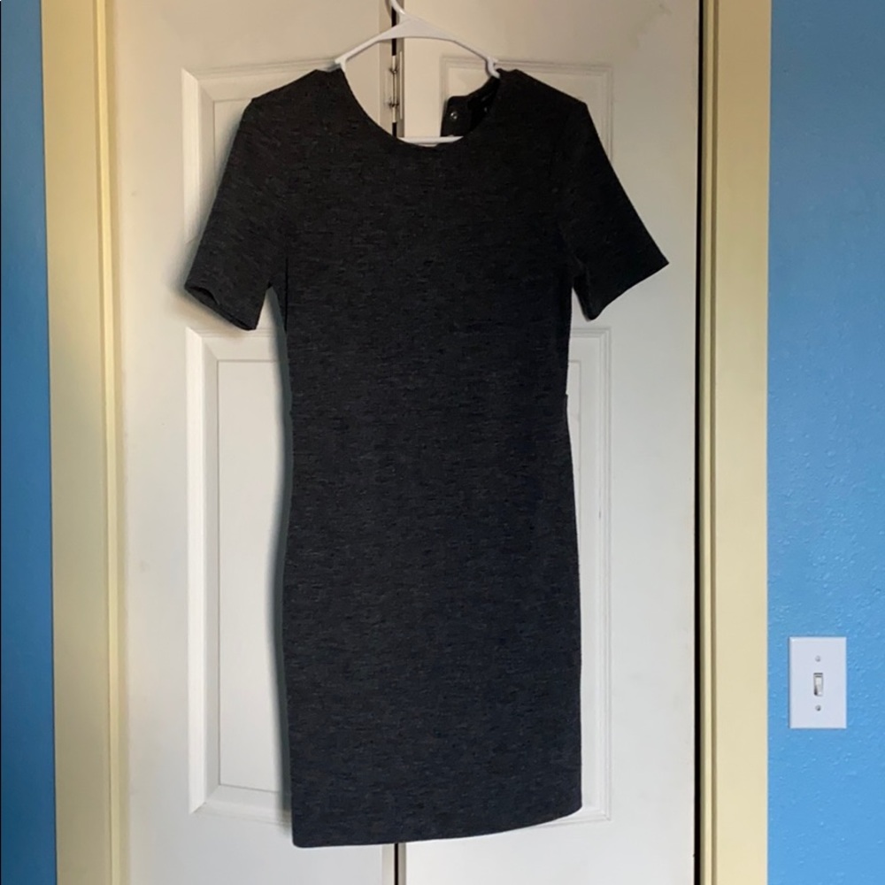 Body con dark grey dress